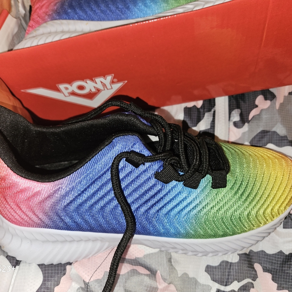 Pony Rainbow Tennis Shoes